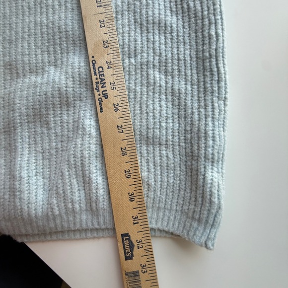 Lulu’s Light Blue Ribbed V Neck Sweater Dress Small - Picture 5 of 8
